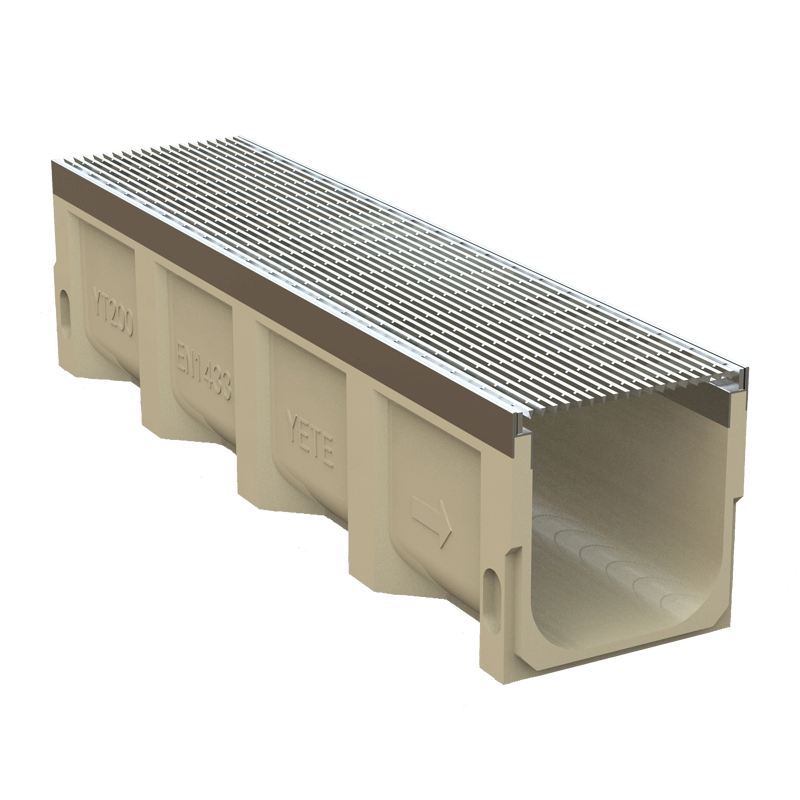 Efficient Flow Stainless Steel Grate Drainage Channel for Residential Use