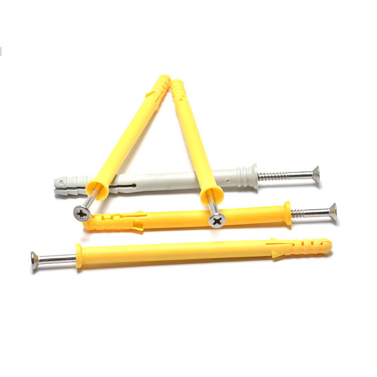 Customized Muti Sizes Spring Wing Sleeve Anchors Toggle Nylon Expansion Anchor Bolt for Concrete