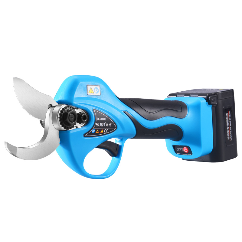 Suca Sc-8608 Cordless Tree Pruner Electric Pruning Shears Battery Pruner for Gardening