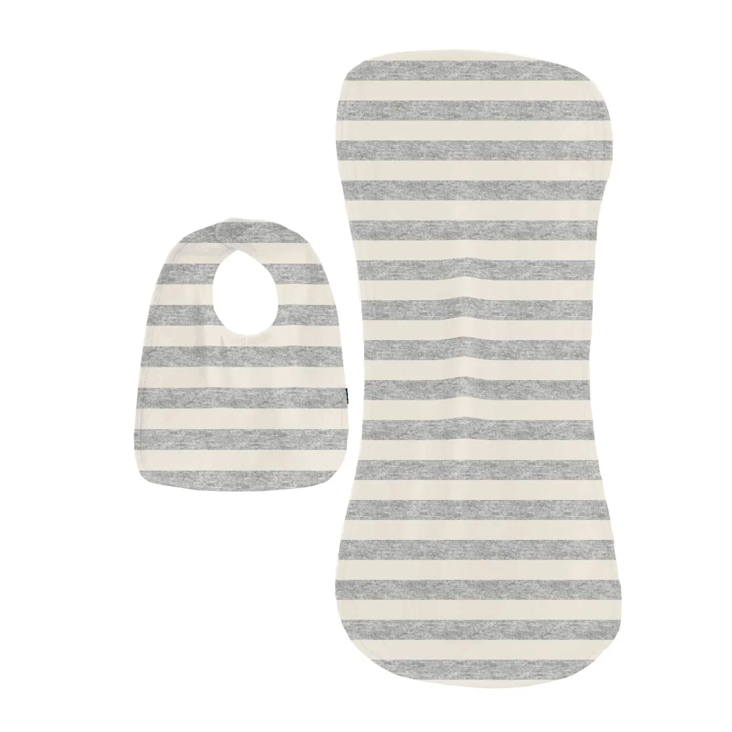 Custom Made Private Label Bamboo Burp Cloth and Bib Set Baby Clothes