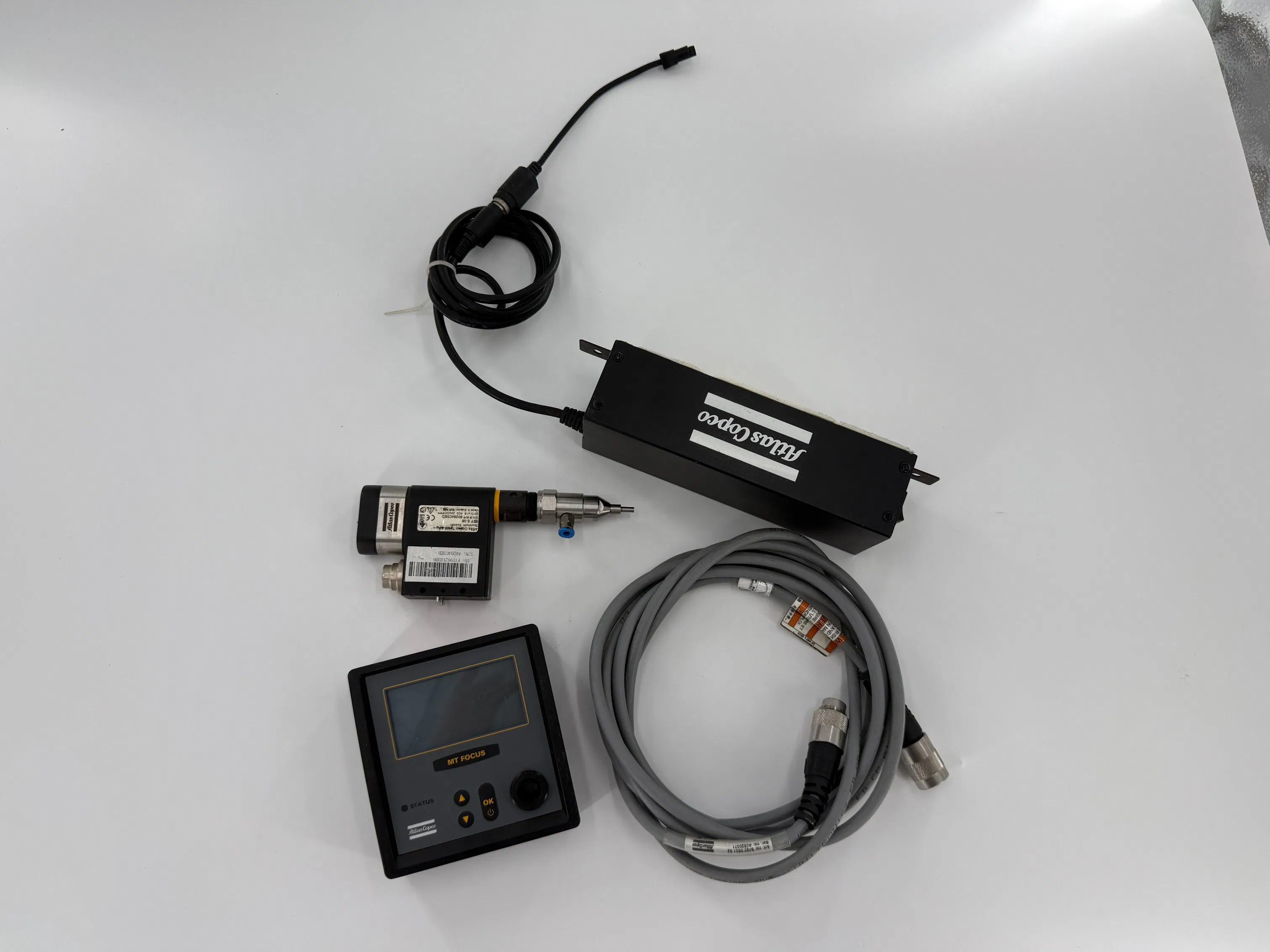 Atlas Copco Etf S 08 V2 Electric Screwdriver 24V DC Micro Torque Assembly Tool Precision Fastening Equipment