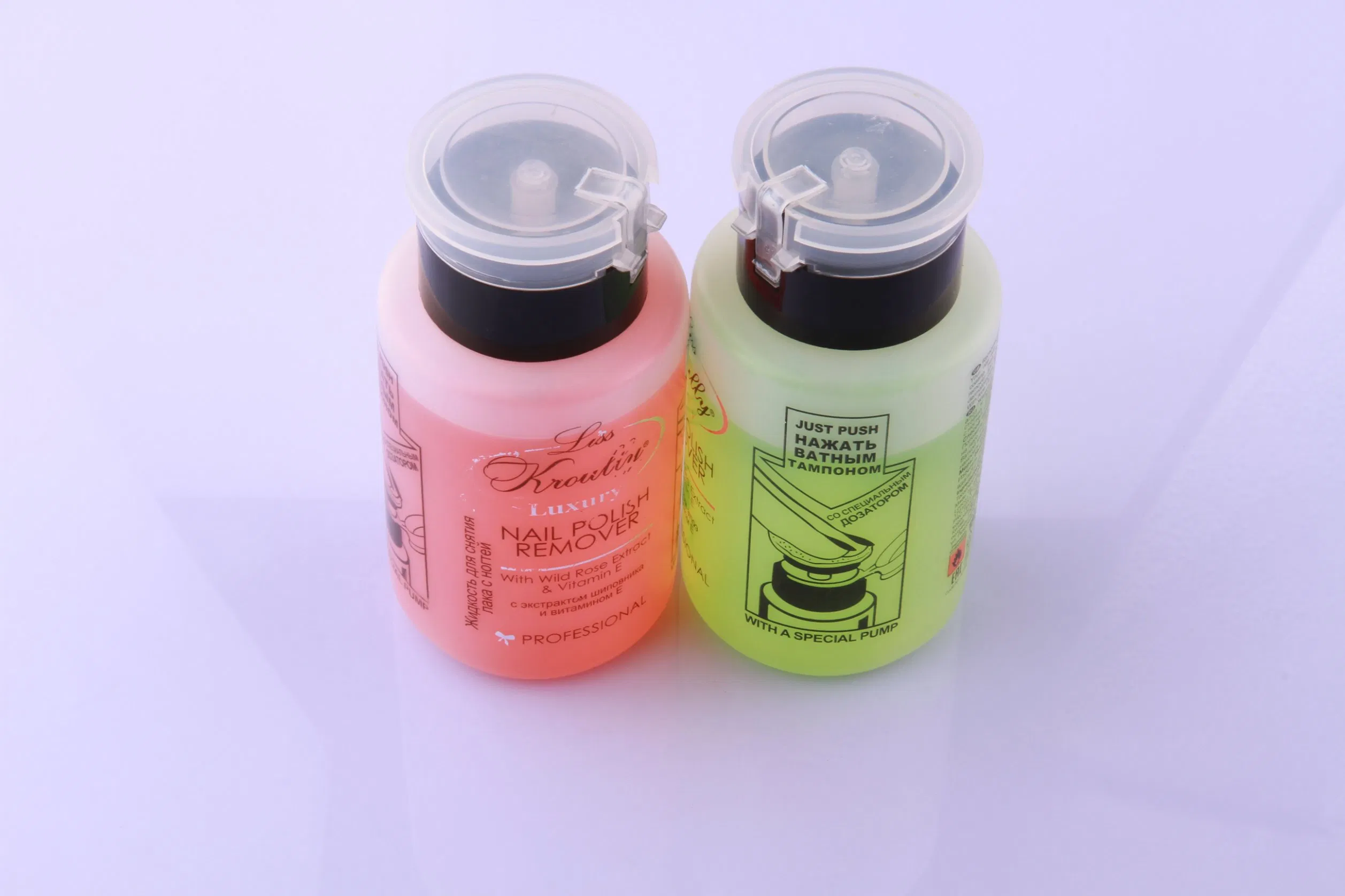 Cheap Nail Polish Remover with Pump Press to Use Large Volume Nail Polish Remover 180ml