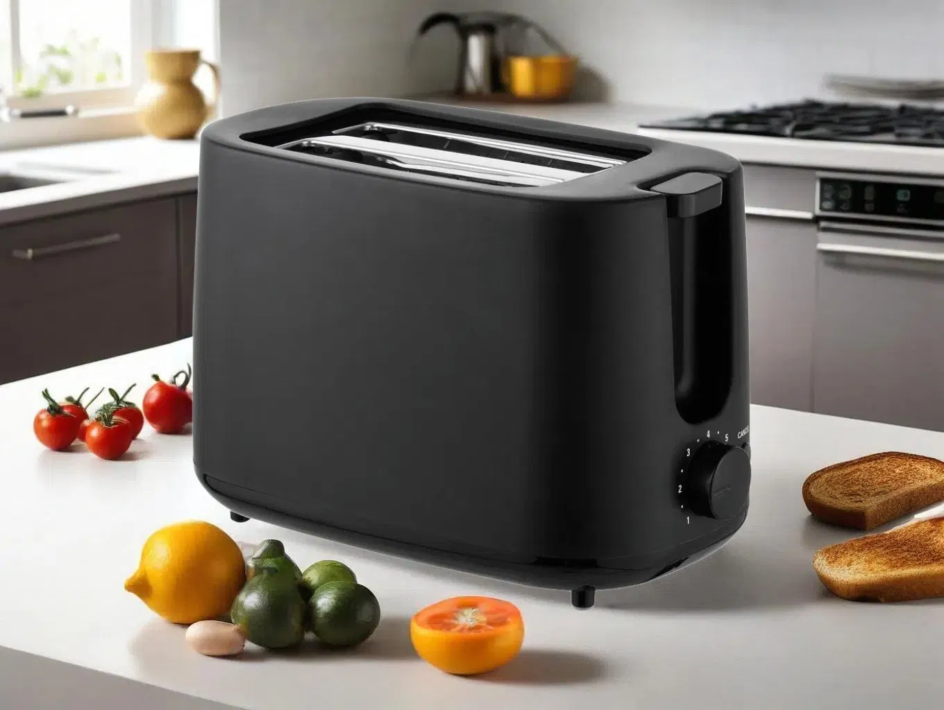 Stylish 2-Slice Toaster with Cool Touch Technology for Safety