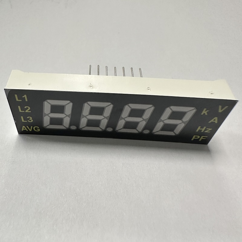 Customized Ultra Bright 4 Digit Red/White LED Display Module for Meters