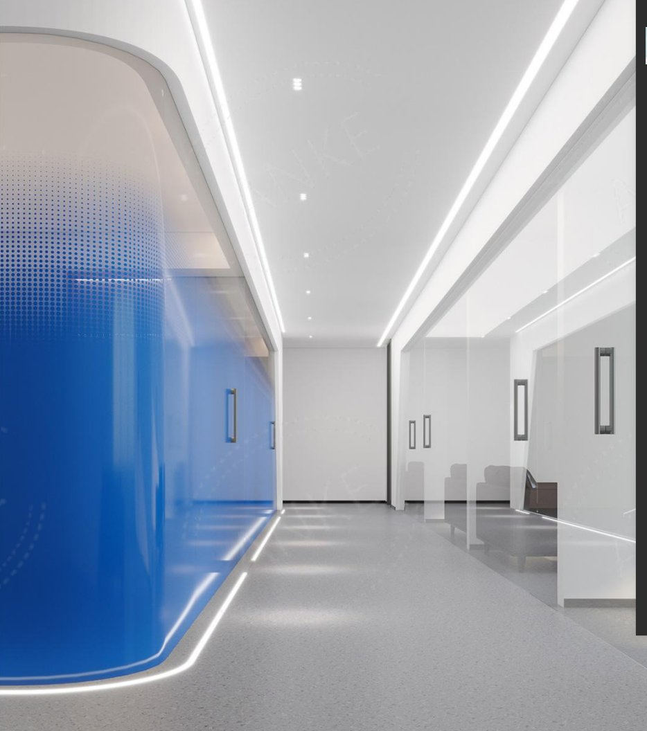 Sally Gradient Laminated 4+4mm Tempered Glass Shower Door