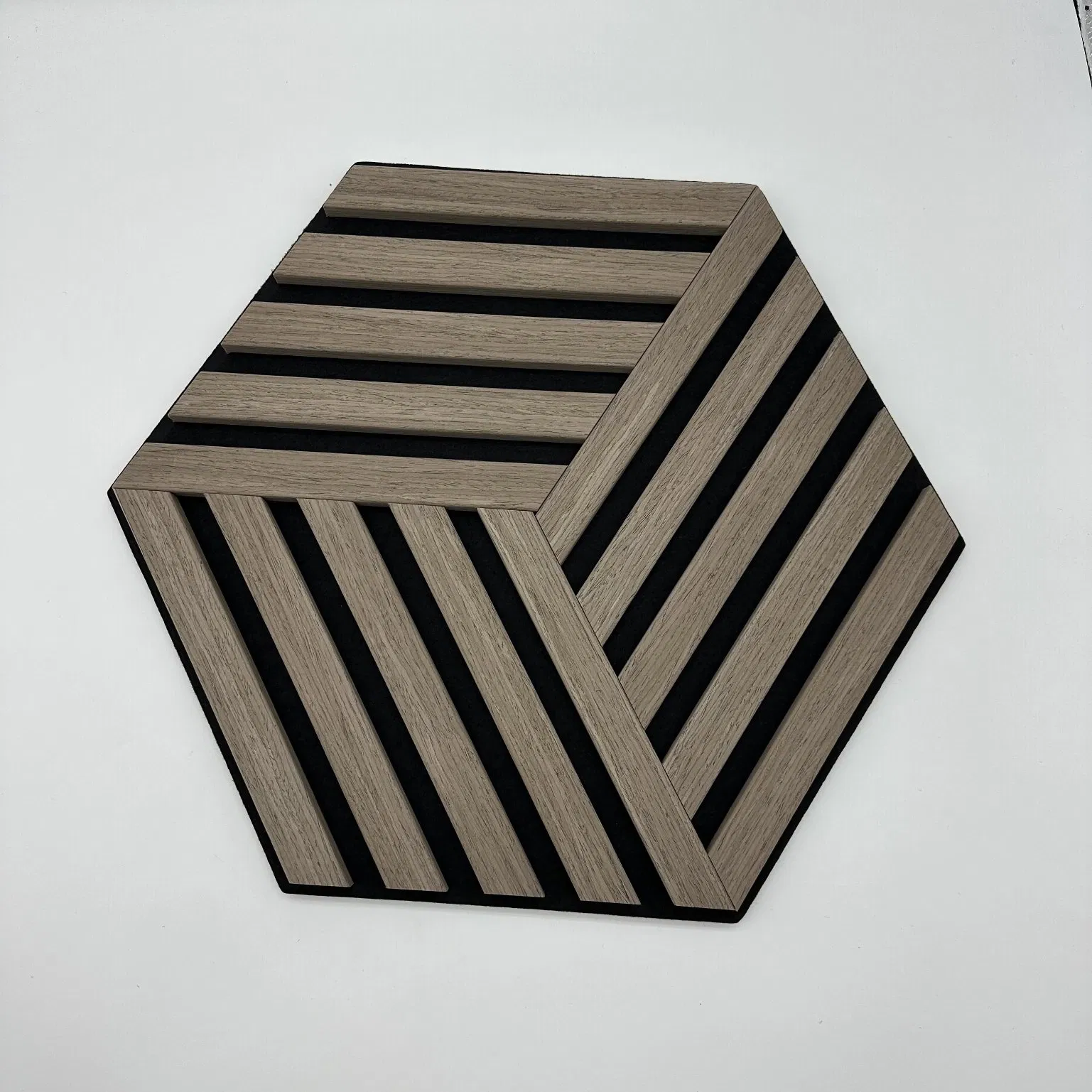 Fireproof Acoustic Wall Panel Engineered Wood Customised Shape