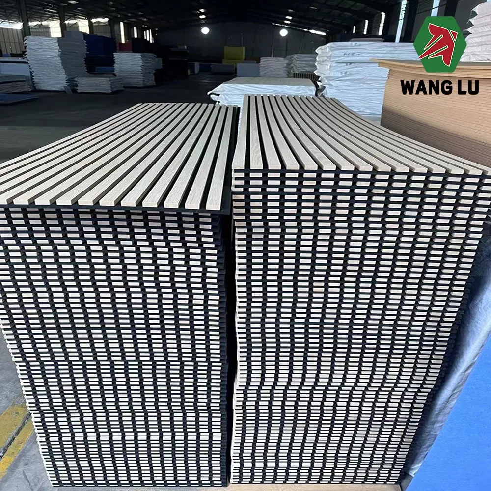 Europe Wooden Acoustic Panel Aku Panel for Wall and Ceiling