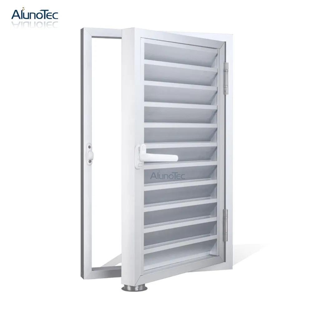 High Quality Customized Aluminum Glass Louver Mosquito Net Shutter Outdoor