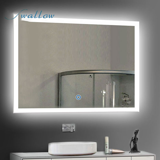 Premier LED Mirrors Rectangle Mirror with Light for Sale, Hotel Bathroom Mirror Supplier