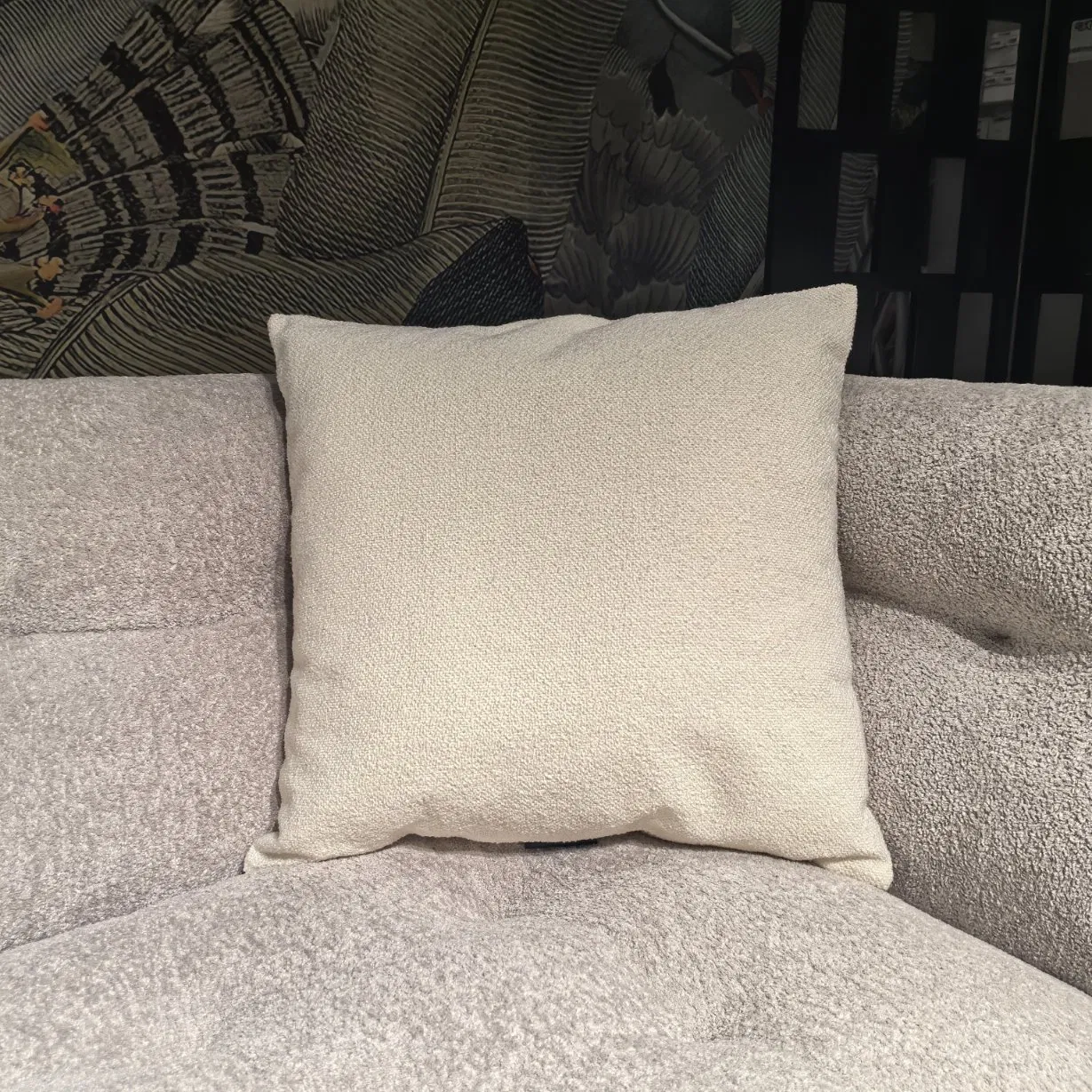 Fancy Throw Cozy Teddy Faux Fur Pillow Cover Modern Woven Funda De Cojin Home Decor Hotel Pillow Case