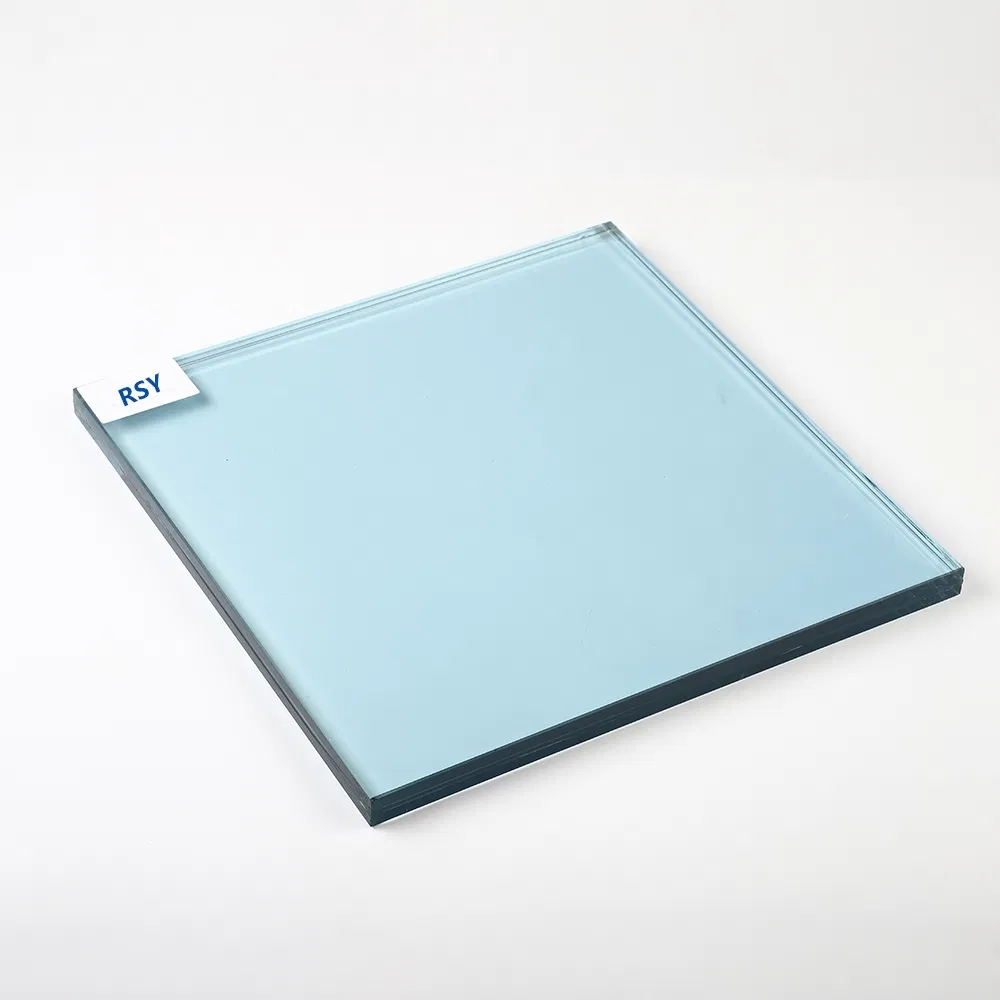 Ocean Blue Safety Laminated Glass for Building Construction