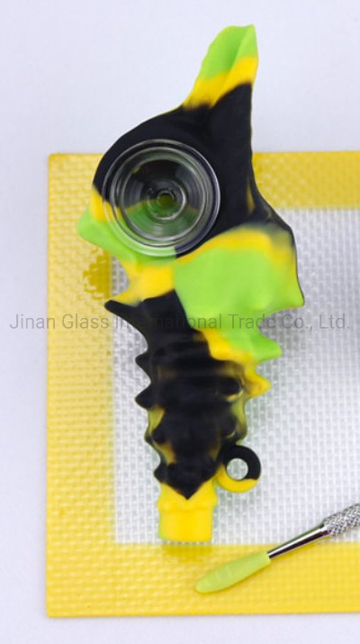 Wholesale Silicone Cigarette Set Conch Pipe Set Glass Smoking Water Pipe