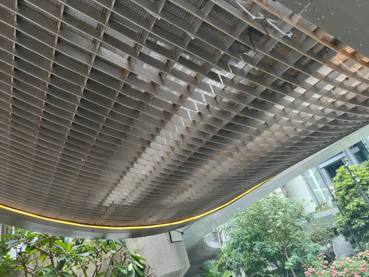 Stainless Steel Gratings Mesh Walkway Decoration Metal Ceiling