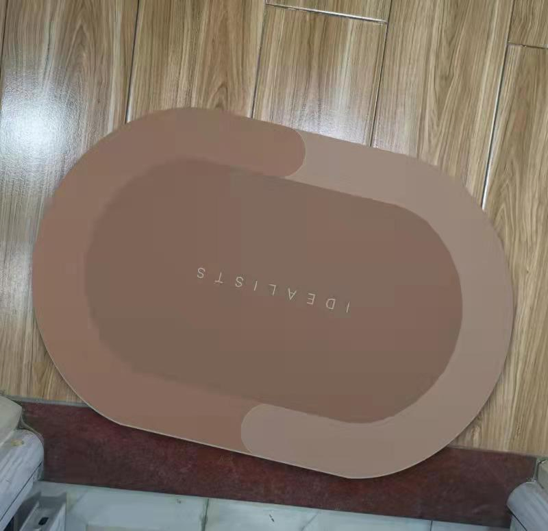 Hot Sale Washable Door Mat Anti Slip Carpet and Rugs Area Rugs Bathroom Mat Carpet Tile Diatom Mud Mat for