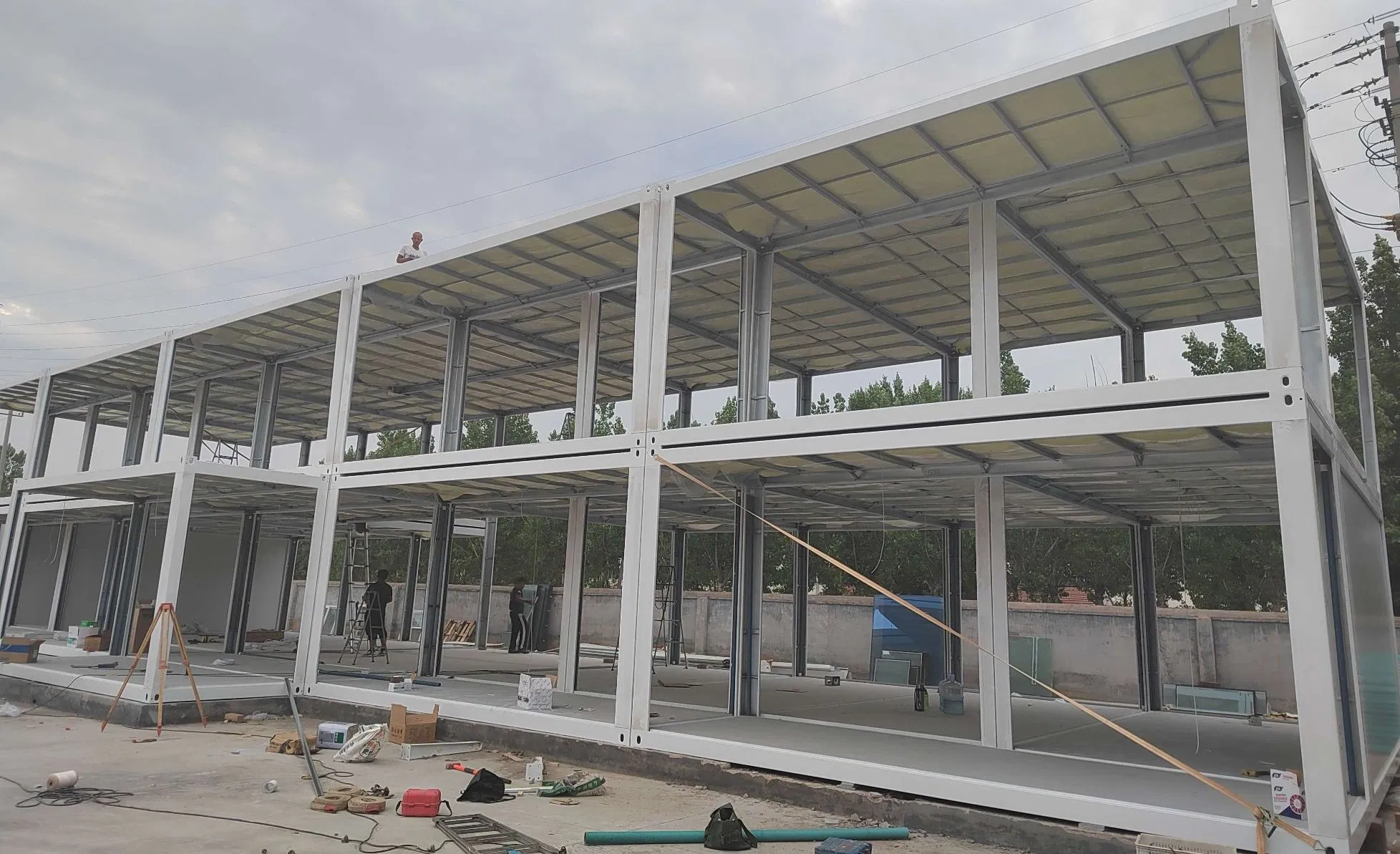 Detachable China Factory Supply 20 FT Portable Detachable Small Flat Pack Container House