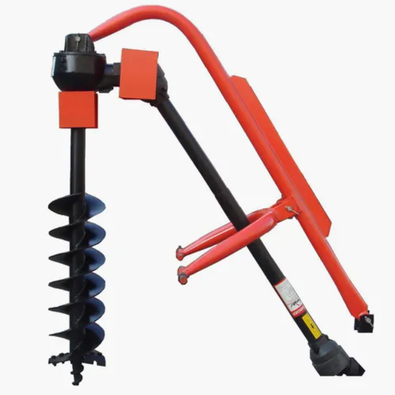 Agricultural Equipment 3 Point Linkage Earth Auger Tractor Rear Mounted Post Hole Digger for Soil Boring