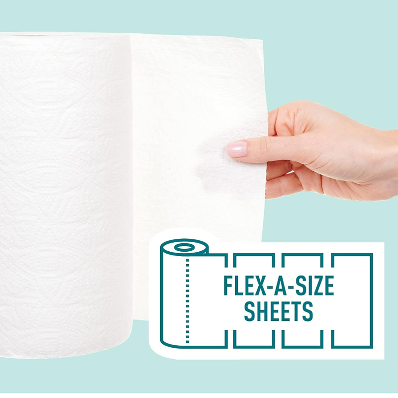 Customize Logo Bamboo Pulp Tree-Free Kitchen Tissue Paper Towel Roll