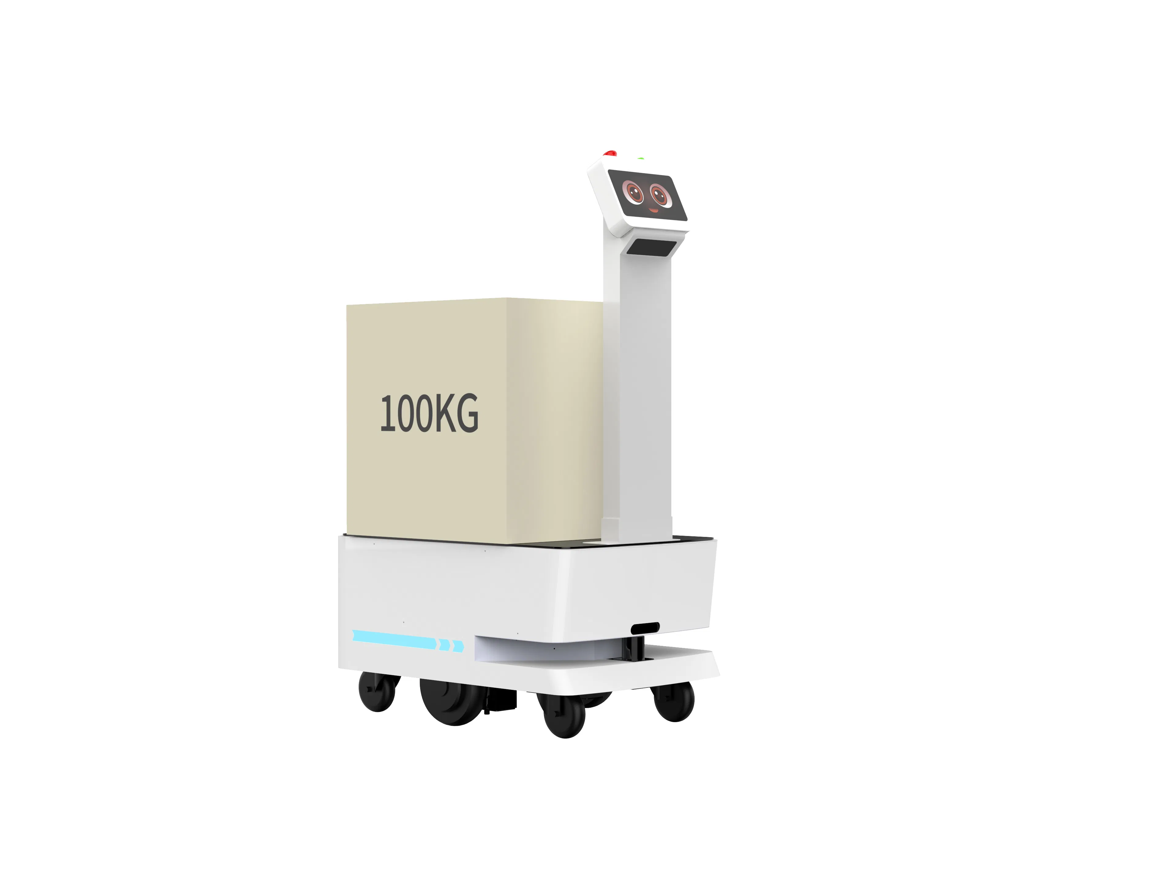 100kgs Autonomous Mobile Robot Factory AMR Delivery Robot Agv Robot Warehouse Logistic Handling Robot