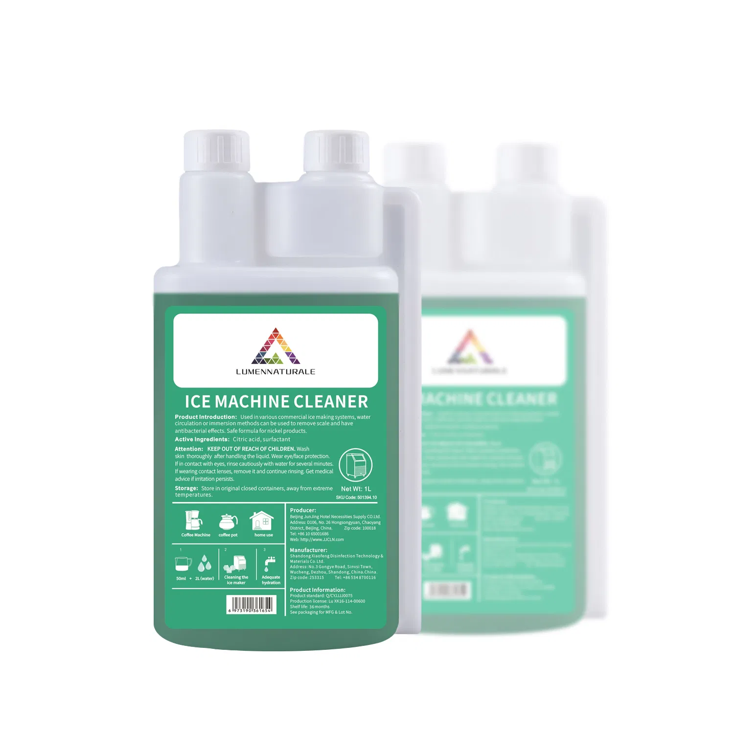 Professional Cleaner Ice Machine Cleaning with Powerful Liquid Detergent Formula