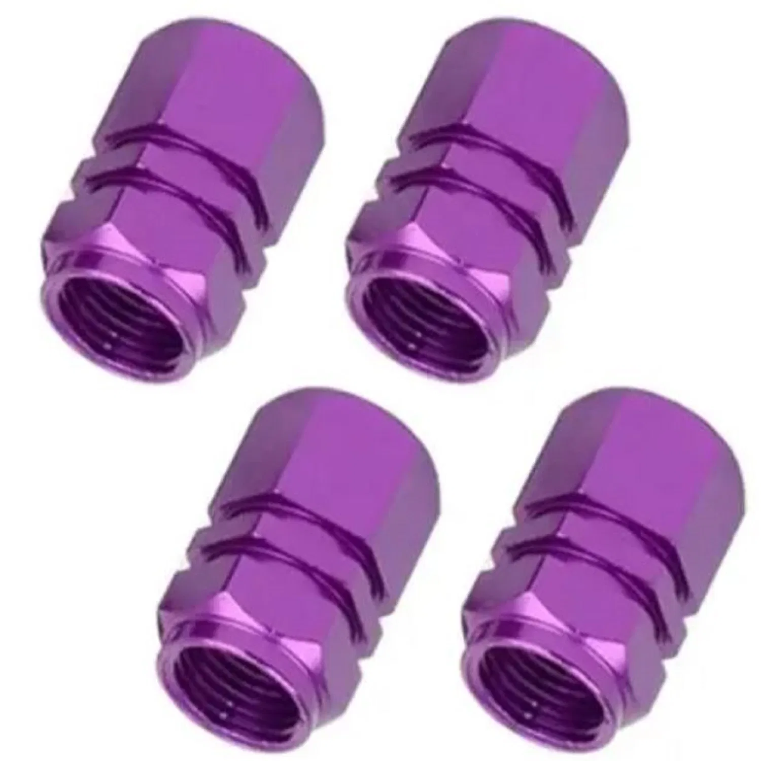 CNC Turning Machining Component Custom Anodized Colorful Aluminum Alloy Parts Valve Caps