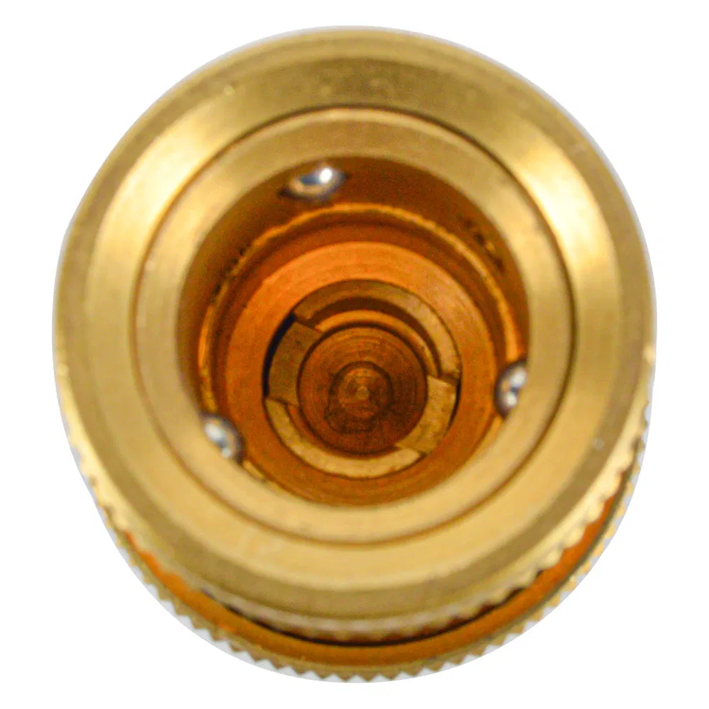 1/2 Inch Brass Hose Quick Connector with Stop