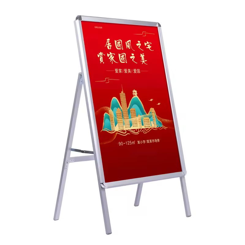 Poster Frame Advertising Aluminium Edge Anti Square Material Origin Shape Model Indoor Poster Board Infoboard