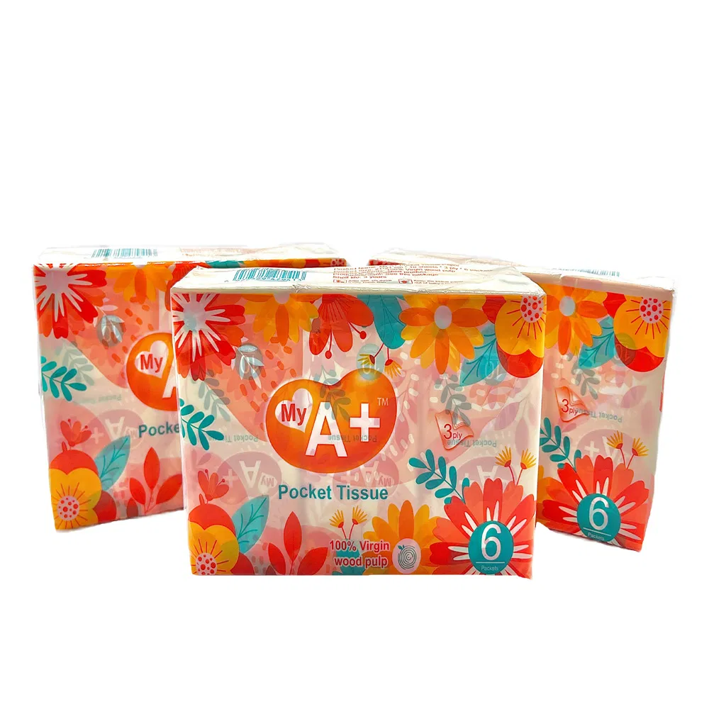 High Quality 15*18cm Small Pack Portable Facial Handkerchief Tissue Paper