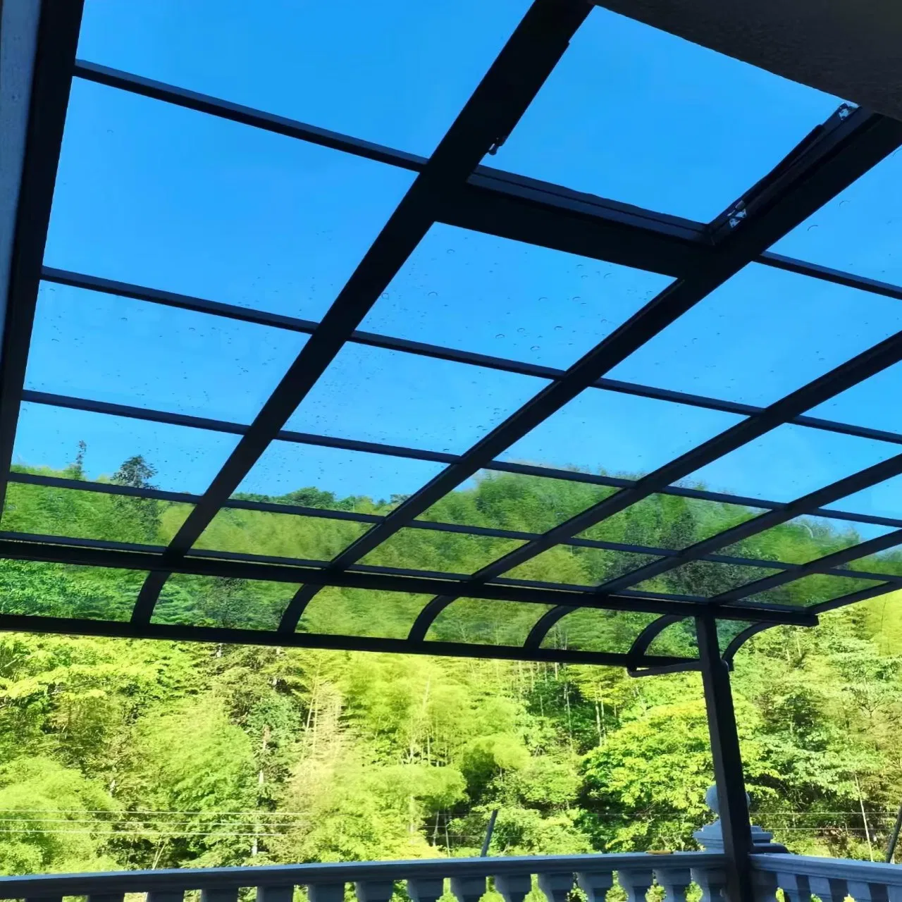 14. Wholesale Carport Shelter Glass Outdoor Aluminium Roof Canopy Awnings Canopies Multiple Color for Window Sunshade