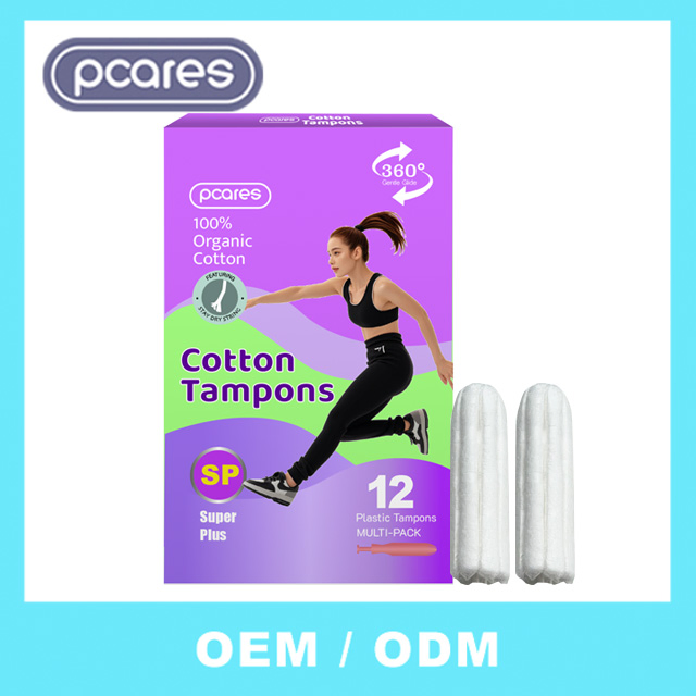 Organic Cotton Tampons with Applicator for Women - Ready to Ship