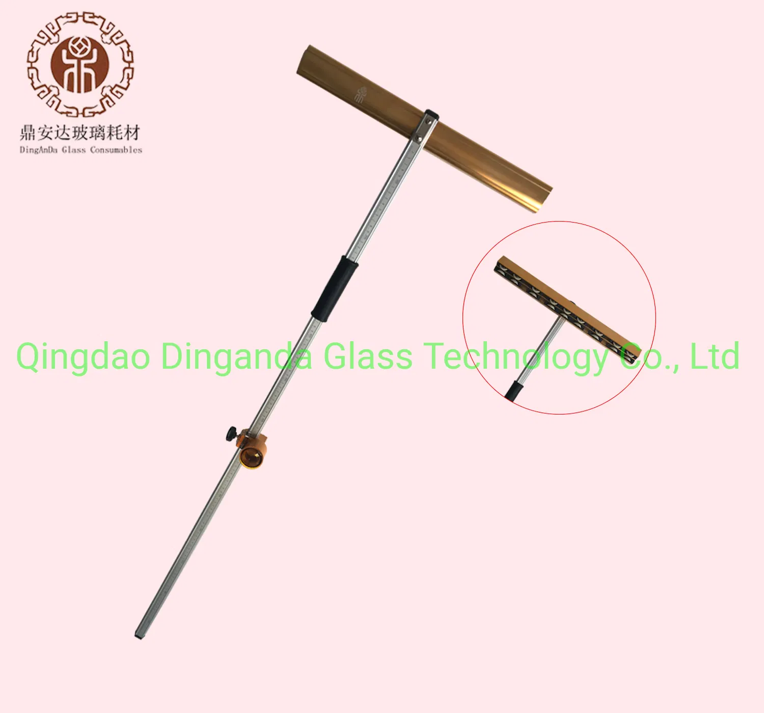 T Shape Glass Cutter T Cutter for Glass 1.5m Pushing Cutter