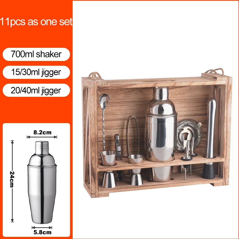 Набор барных инструментов для коктейлей 11 в 1