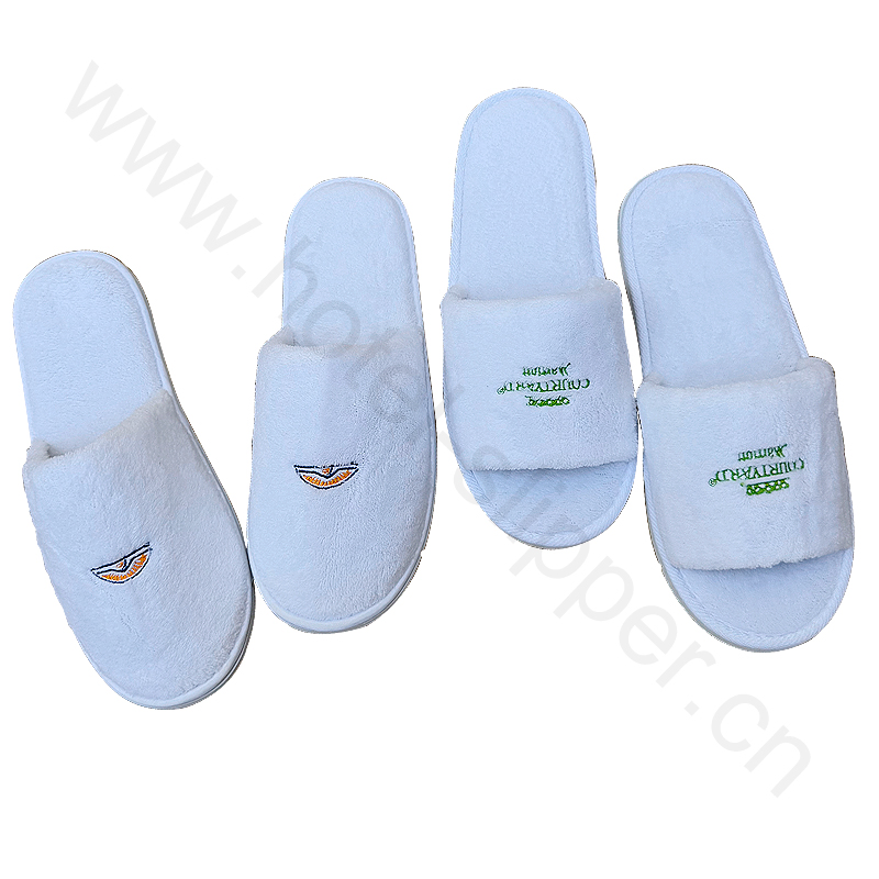 Luxury Hotel Slippers Thickened Coral Velvet Disposable Slippers Top Fashion Design Custom Logo Special Sale Wholesale