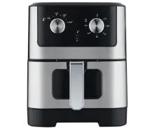 Household Stainless Steel Air Fryer Oven with Digital Screen Non Stick Basket