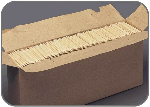 Food-Contact Grade Eco-Friendly Biodegradable Disposable 100% Natural Bamboo Toothpick Wooden Toothpick