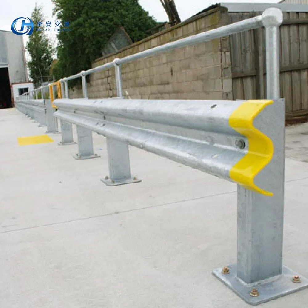 High Speed Road Safety Barrier W Beam Guardrail Traffic Safety Barrier High Strength Galvanized Barrier