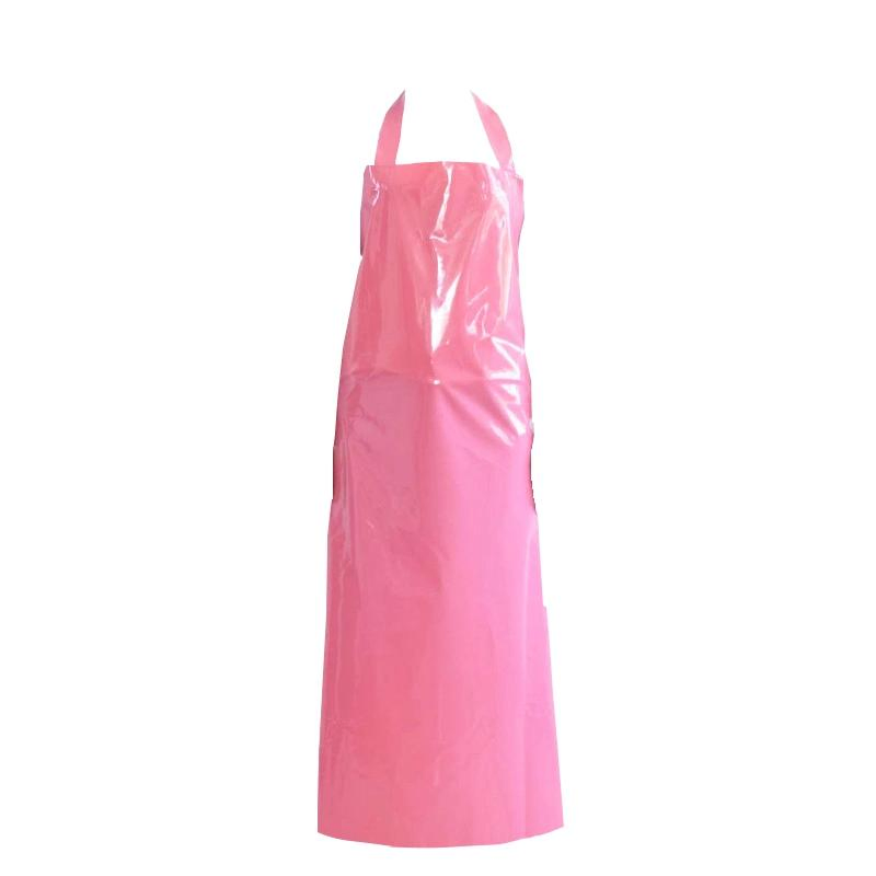 Food Grade TPU Industrial Waterproof Oilproof Sleeveless Plastic Apron Industrial Working