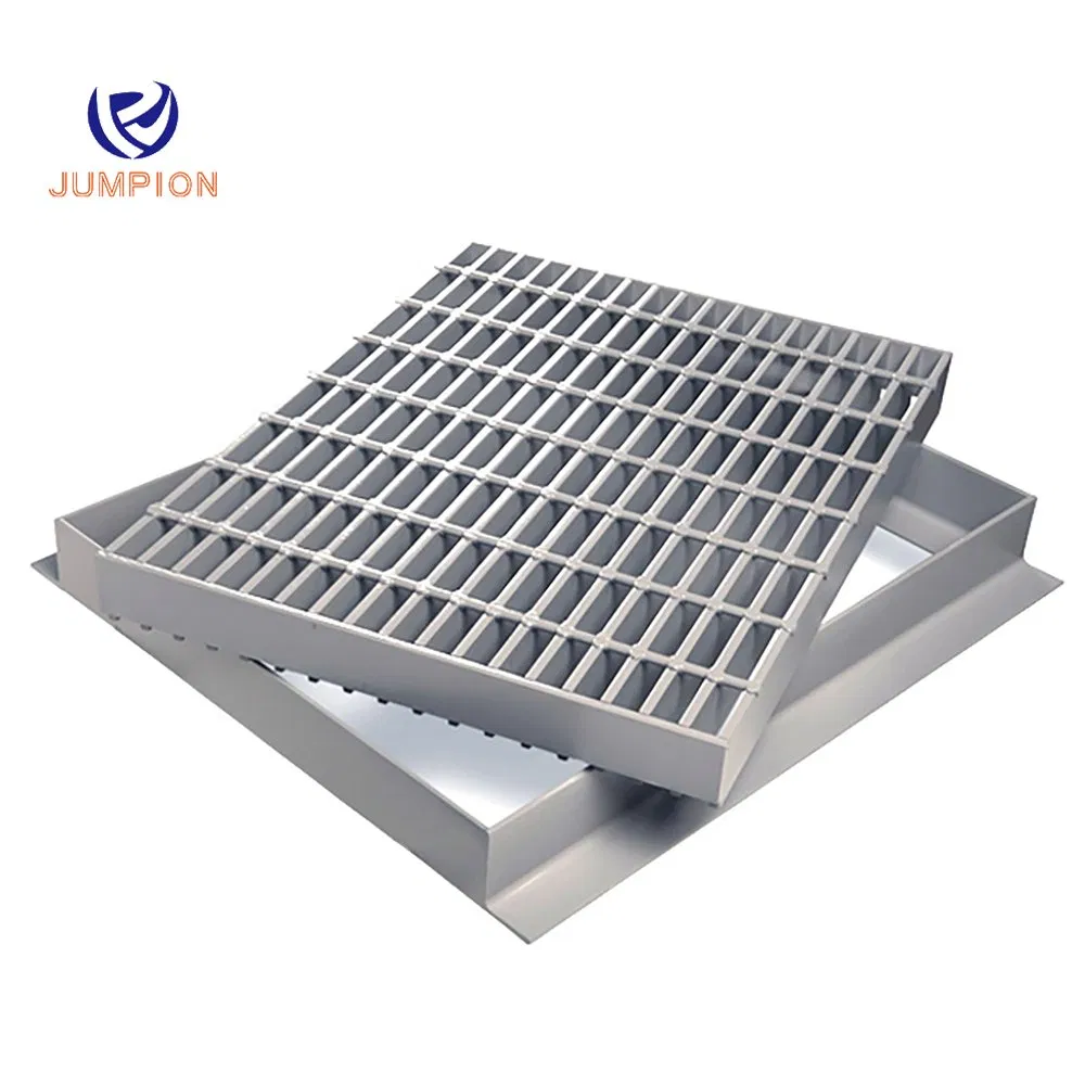 Customized Industrial Steel Grating Plate Hot Dipped Galvanized Floor Steel Grating Mesh Material Drainage Grating Trench Cover