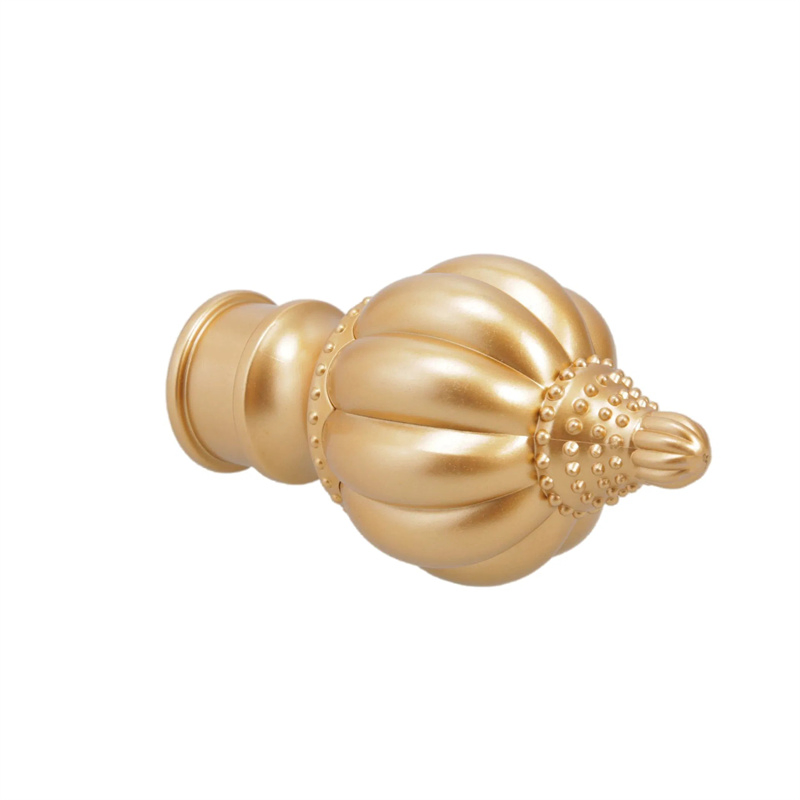 Kunna 28mm Cylindrical Curtain Rod End Caps Finials