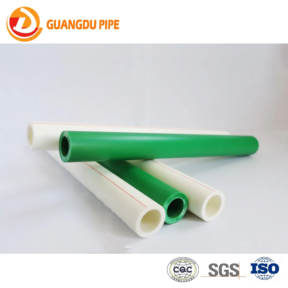 PPR Cold and Hot Water Supply Pipes Home Decoration Series Drinking Water Pipes White PPR S3.2 DN20