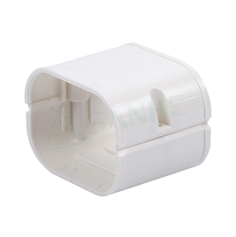 Outdoor Minisplit Air Conditioner PVC Straight Duct Connector Line Set Cover Kit