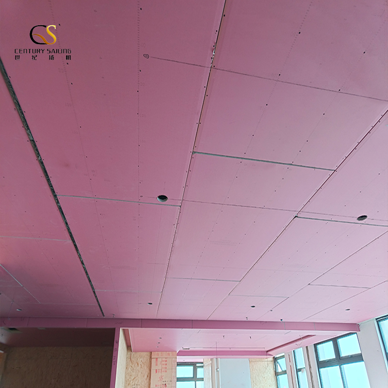 4X8 Regular Pink Gypsum Wall Partition Gypsum Board with Designs for Building Materials