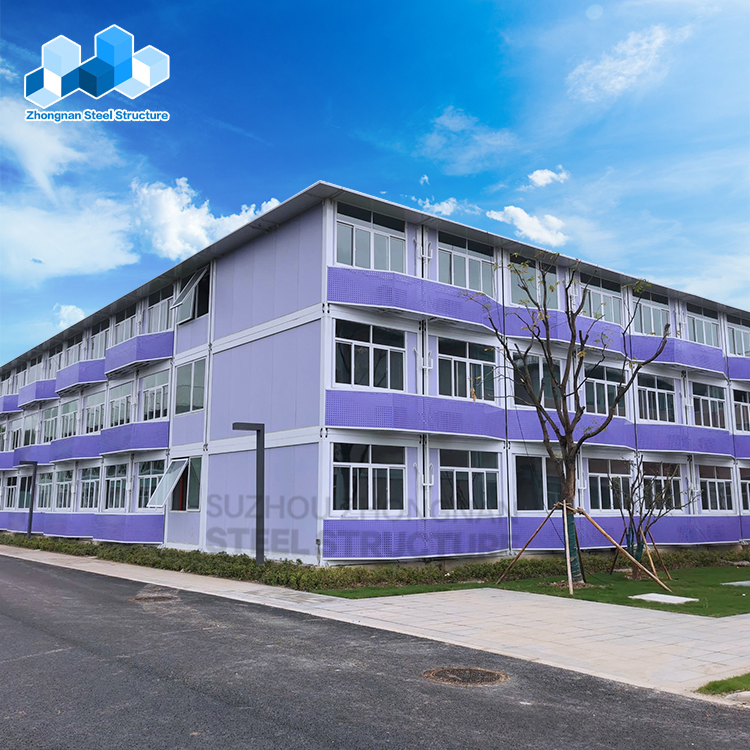 From Factory Office Mobile Homes Accommodation Dormitory School Hospital Building Steel Tiny House Portable 2 Bedroom Assemble Prefabricated Container House