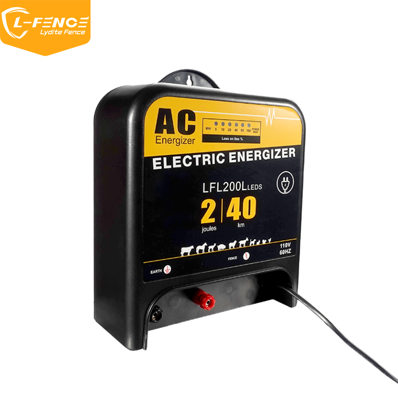 Farm Livestock Electric Fence AC Power Energizer Farm Electric Fence Charger