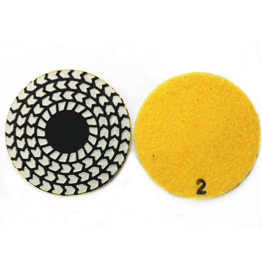 Premium Diamond Polishing Pad Set for Wet Polishing, 50# to 3000#