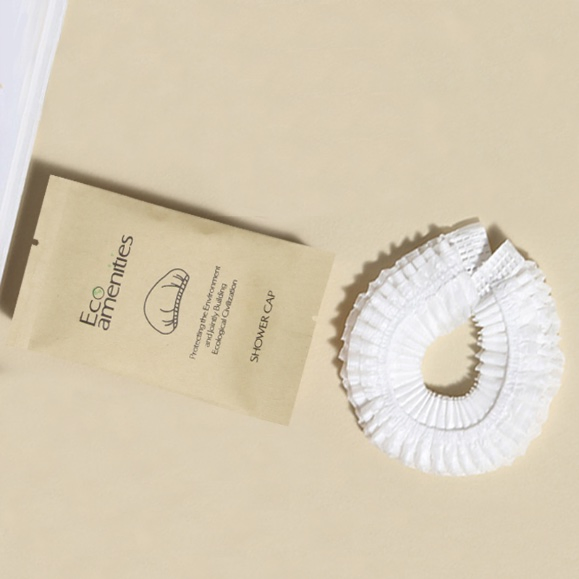 Hotel Disposable Shaving Kit - Straw Razor & 10g Shave Cream in Eco Kraft Bag