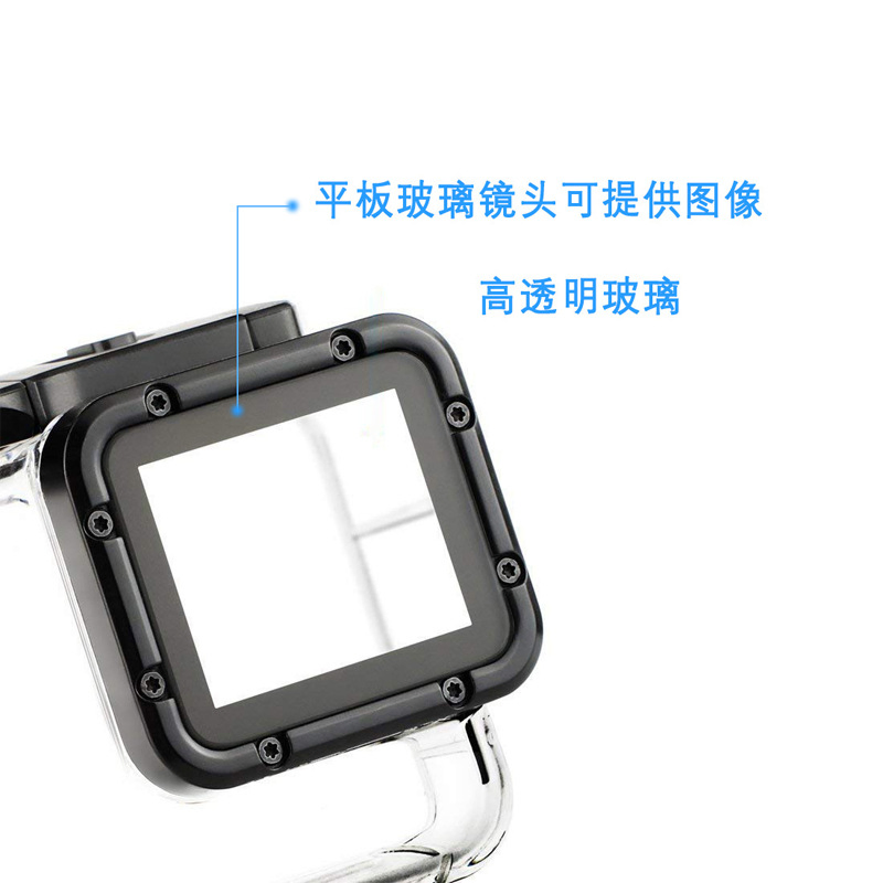 Gopro Waterproof Case with Touch Screen for Gopro Hero 5 6 7 Camera Accessories