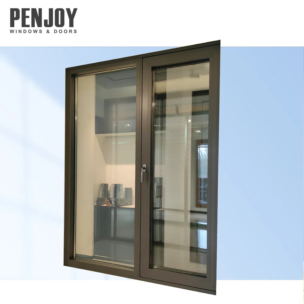 Penjoy New Design Waterproof Customizable Aluminum Window Thermal Break Windows