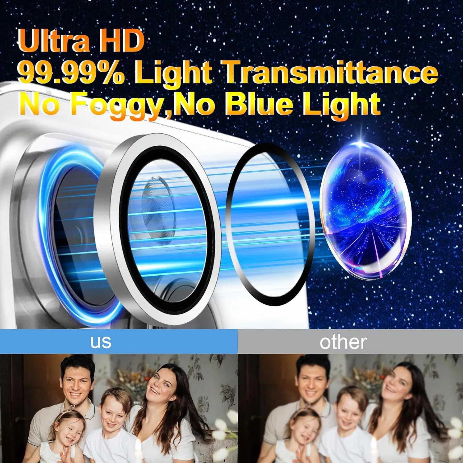 Camera Lens Protector Ultra Thin CD Vein Tempered Glass Lens Film for Samsung Galaxy A57 5g / Galaxy A37 5g