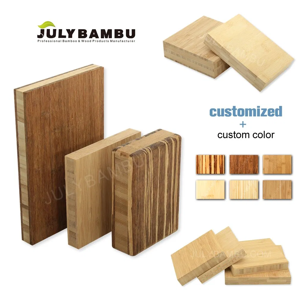 Solid Bamboo Plywood 1.5mm-100mm Use for Furniture Bamboo Panel Factory