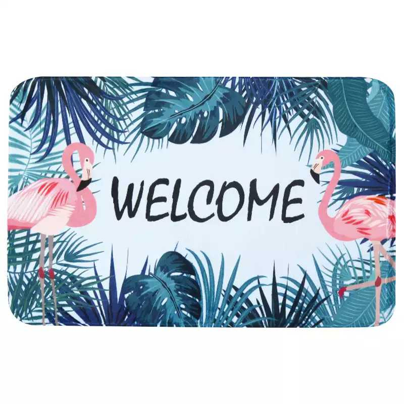 Economical Comfortable Washable Dustproof Eco Friendly Printing Room Mat, Kitchen Mat, Bath Mat